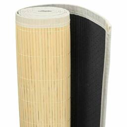 Berkfield Home Rug Bamboo 100x160 cm Natural - Size: 100 cm diameter - thumbnail 4