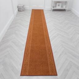 runrug Hallway Runner Rug - Non-Slip, Hardwearing, 5.4mm - 'St Tropez' in Terracotta - Size: 80 cm x 150 cm - thumbnail 7