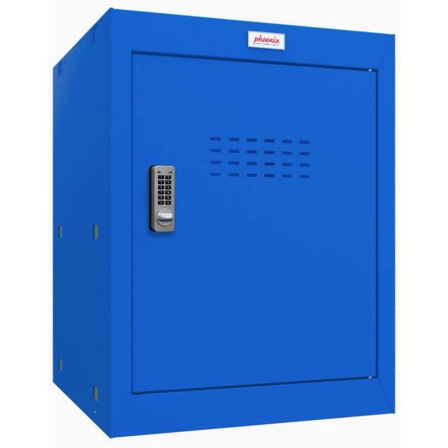 Phoenix Safe Company Size 2 Blue Cube Locker with Electronic Lock, CL0544BBE, 66L - Size: 500mm - image 1
