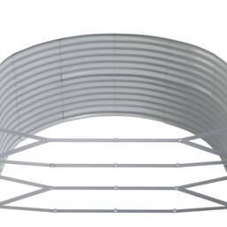 Berkfield Home Garden Raised Bed Brown 212x140x68 cm Powder-coated Steel - Size: 212 x 140 x 68 cm - thumbnail 5