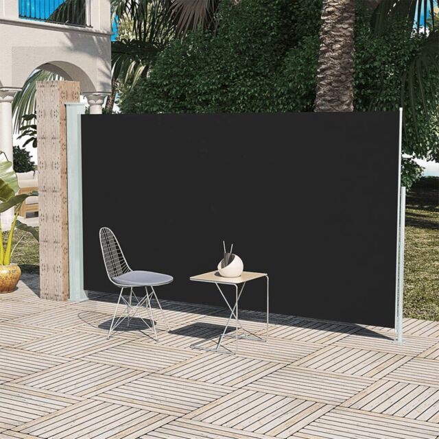 Berkfield Home Patio Terrace Side awning 160 x 300 cm Black - image 1