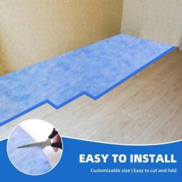 FLAVORA 30M Waterproof Tanking Matting Membrane Under Tile in Blue - Size: 180 cm width x 180 cm drop - thumbnail 5