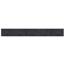 Berkfield Home Rug Rectangular Grey 60x500 cm Bamboo in Dark Grey - Size: Medium