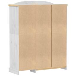 Berkfield Home Wardrobe Corona White 151.5x52x186 cm Solid Wood Pine - thumbnail 6