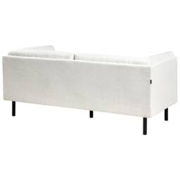 Wyld and Coco 5-Seater Off-White Boucle Sofa Set with Chrome Metal Legs in White - thumbnail 7