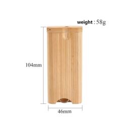 Voltico Portable One Hitter Pipe Wooden Box with Clean Hook in Light Oak - thumbnail 9