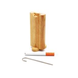 Voltico Portable One Hitter Pipe Wooden Box with Clean Hook in Light Oak - thumbnail 8