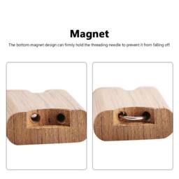 Voltico Portable One Hitter Pipe Wooden Box with Clean Hook in Light Oak - thumbnail 4