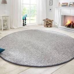 THE RUGS Wolly Tufted Wool Look Rug Soft Durable Synthetic Pile Design in Grey - Size: 80 cm x 150 cm - thumbnail 9