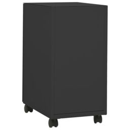 Berkfield Home Mobile File Cabinet Anthracite 30x45x59 cm Steel in Black - Size: 30 x 45 x 59 cm - thumbnail 4