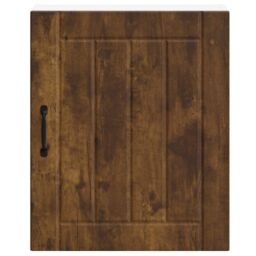 Berkfield Home Kitchen Wall Cabinet Lucca Smoked Oak Engineered Wood in Brown - thumbnail 5