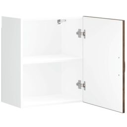 Berkfield Home Kitchen Wall Cabinet Lucca Smoked Oak Engineered Wood in Brown - thumbnail 6
