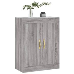 Berkfield Home Wall Mounted Cabinet Grey Sonoma 69.5x34x90 cm Engineered Wood - thumbnail 4