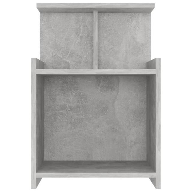 Berkfield Home Durable Bed Cabinet Concrete Grey 40x35x60 cm Engineered Wood - Size: 40 x 35 x 60 cm - image 1