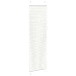 Berkfield Home Pleated Blind White 60x200 cm Fabric Width 59.4 cm Polyester