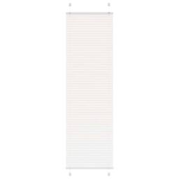 Berkfield Home Pleated Blind White 60x200 cm Fabric Width 59.4 cm Polyester - thumbnail 2