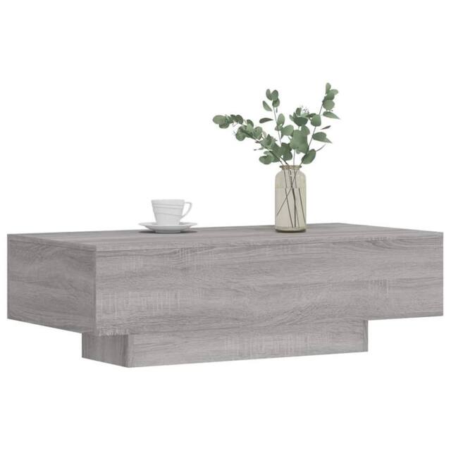 Berkfield Home Modern Coffee Table Grey Sonoma 100x49.5x31 cm Engineered Wood - image 1