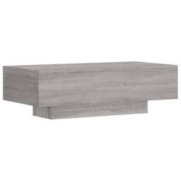 Berkfield Home Modern Coffee Table Grey Sonoma 100x49.5x31 cm Engineered Wood - thumbnail 6