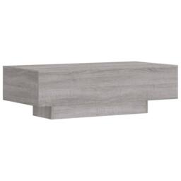 Berkfield Home Modern Coffee Table Grey Sonoma 100x49.5x31 cm Engineered Wood - thumbnail 3
