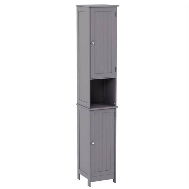 Kelvenix Modern Bathroom Tall Cabinet in Grey - image 1