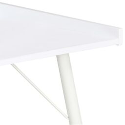 Berkfield Home Desk White 90x50x79 cm - Size: 90 x 50 x 79 cm - thumbnail 5
