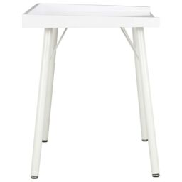 Berkfield Home Desk White 90x50x79 cm - Size: 90 x 50 x 79 cm - thumbnail 3