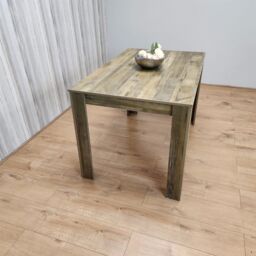 KOSY KOALA Dining Table Brown Rustic Wood Effect, Place for 6 Seats for Kitchen, Office or Dining room (H75 x L140 x W80 CM) - thumbnail 5