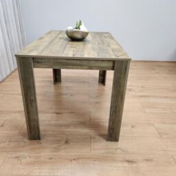 KOSY KOALA Dining Table Brown Rustic Wood Effect, Place for 6 Seats for Kitchen, Office or Dining room (H75 x L140 x W80 CM) - thumbnail 2