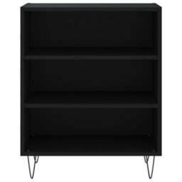 Berkfield Home Sideboard Black 57x35x70 cm Engineered Wood - Size: 57 x 35 x 70 cm - thumbnail 4