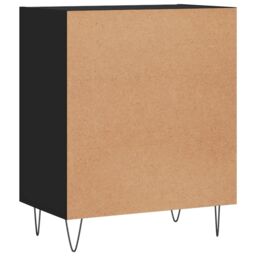 Berkfield Home Sideboard Black 57x35x70 cm Engineered Wood - Size: 57 x 35 x 70 cm - thumbnail 6