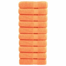 Berkfield Home Premium Bath Towels SOLUND 10 pcs 100x150 cm 600 gsm in Orange