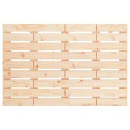 Berkfield Home Wall Headboard 96x3x63 cm Solid Wood Pine in Brown - Size: 96 x 3 x 63 cm - thumbnail 4