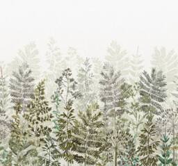 Superfresco Easy Leaf Silhouette Sage Print To Order 3m x 2.8m Mural in Green - thumbnail 2