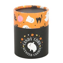 Something Different Candy Corn Halloween Scented Candle in White - thumbnail 3