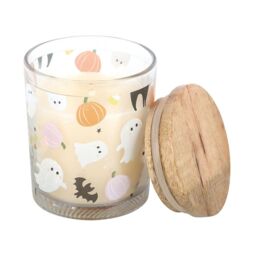 Something Different Candy Corn Halloween Scented Candle in White - thumbnail 1