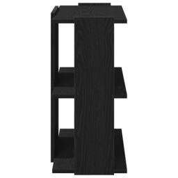 Berkfield Home Bookcase 3-Tier Black 60x30x60 cm Engineered Wood - Size: 60 x 30 x 60 cm - thumbnail 5