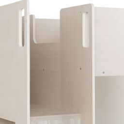 Seconique Jupiter High Sleeper Bed in Taupe - Size: Single - thumbnail 9