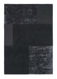 The Rug Shop UK Charcoal Geometric Luxurious Easy To Clean Cotton Backing Rug - Size: 160 cm x 230 cm - thumbnail 6