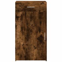 Berkfield Home Sideboard Smoked Oak 50x42.5x93 cm Engineered Wood in Brown - thumbnail 4