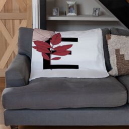 Benjamin Tate Design Love Typography Blanket in Natural - Size: 120 cm x 150 cm - thumbnail 2