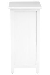 Orsina New England 3 Drawers Chest, Delivered Fully Assembled in White - thumbnail 3