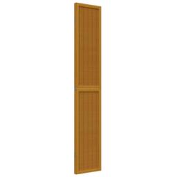 Berkfield Home Room Divider 3 Panels Brown Solid Wood Paulownia - thumbnail 5