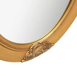 Berkfield Home Wall Mirror Baroque Style 50x60 cm Gold - thumbnail 4