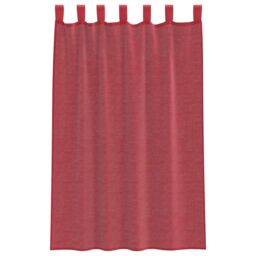 Berkfield Home Voile Curtains with Rod Pockets 2 pcs Wine Red - thumbnail 4
