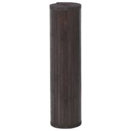 Berkfield Home Rug Rectangular Dark Brown60x500 cm Bamboo in Dark Brown - Size: Medium