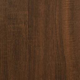Berkfield Home Side Table Brown Oak 50x26x50 cm Engineered Wood - Size: 50 x 26 x 50 cm - thumbnail 6