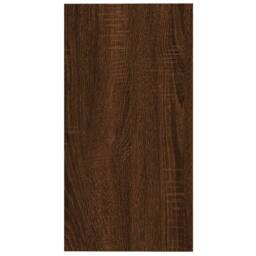 Berkfield Home Side Table Brown Oak 50x26x50 cm Engineered Wood - Size: 50 x 26 x 50 cm - thumbnail 5