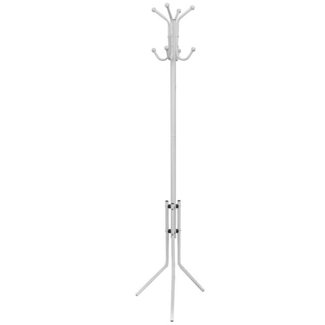 Berkfield Home Metal White Coat Stand - image 1
