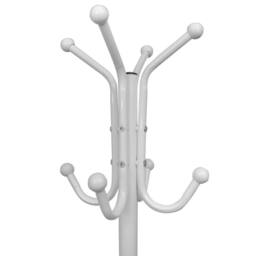 Berkfield Home Metal White Coat Stand - thumbnail 2