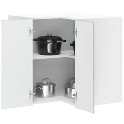 "Berkfield Home Kitchen Wall Corner Cabinet ""Porto"" Grey Sonoma Engineered Wood" - thumbnail 2